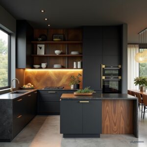 Home interior design ideas Modular Kitchen 002