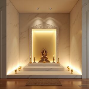 Home interior design ideas Puja Room 001