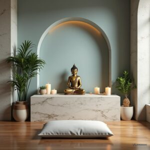 Home interior design ideas Puja Room 002