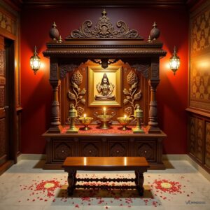 Home interior design ideas Puja Room 004