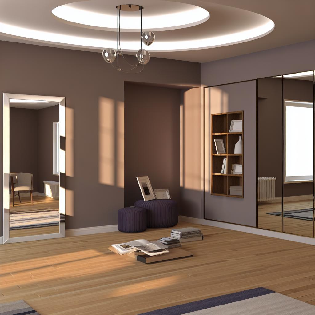 How to Use Mirrors to Make a Room Feel Larger 2 How strategic mirror placement transforms small Kolkata interiors into expansive living spaces