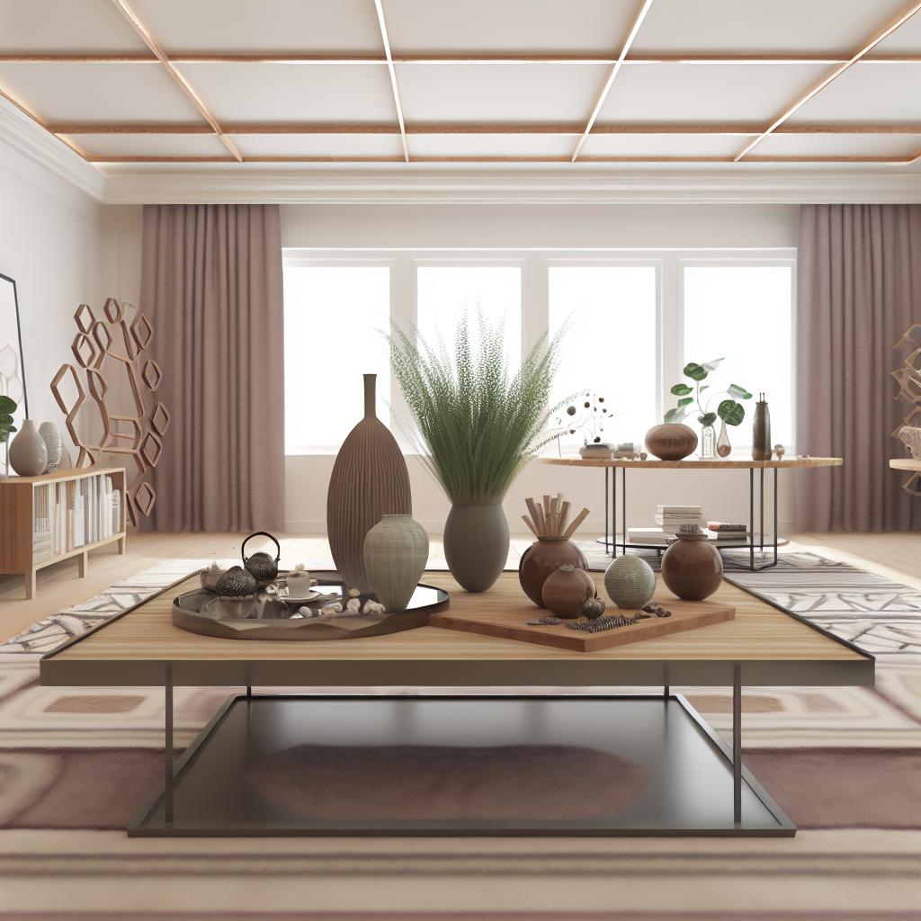 How to Style Coffee Tables for Maximum Impact 1 How to Choose the Ideal Coffee Table Shape and Material for Your Kolkata Living Room
