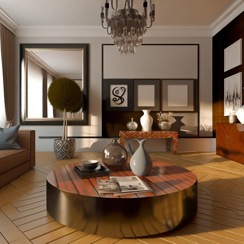 How to Style Coffee Tables for Maximum Impact 2 Creating a Balanced Coffee Table Display with Textures and Color Accents